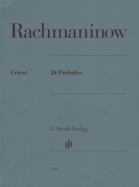 Rachmaninoff 24 Preludes Piano Sheet Music Songbook