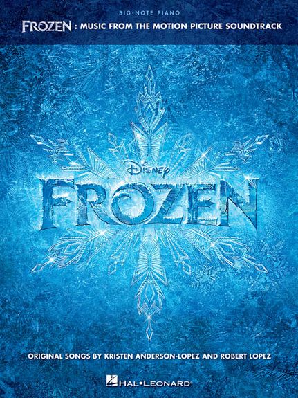 Frozen Music From The Motion Picture Big Note Pf Sheet Music Songbook