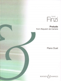 Finzi Prelude From Requiem Da Camera Piano Duo Sheet Music Songbook