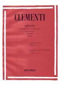 Clementi 7 Sonate Vol Ii Nos 5 - 7 Piano 4 Hands Sheet Music Songbook