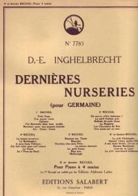 Inghelbrecht Nursery 6 Piano 4 Hands Sheet Music Songbook