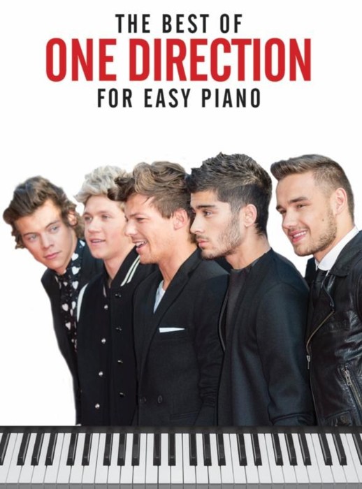 Best Of One Direction For Easy Piano Sheet Music Songbook