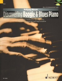 Discovering Boogie & Blues Piano Wierzyk + Cd Sheet Music Songbook