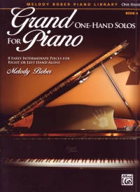 Grand One-hand Solos For Piano Book 4 Bober Sheet Music Songbook