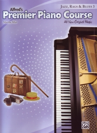 Alfred Premier Piano Course Jazz Rags & Blues 3 Sheet Music Songbook