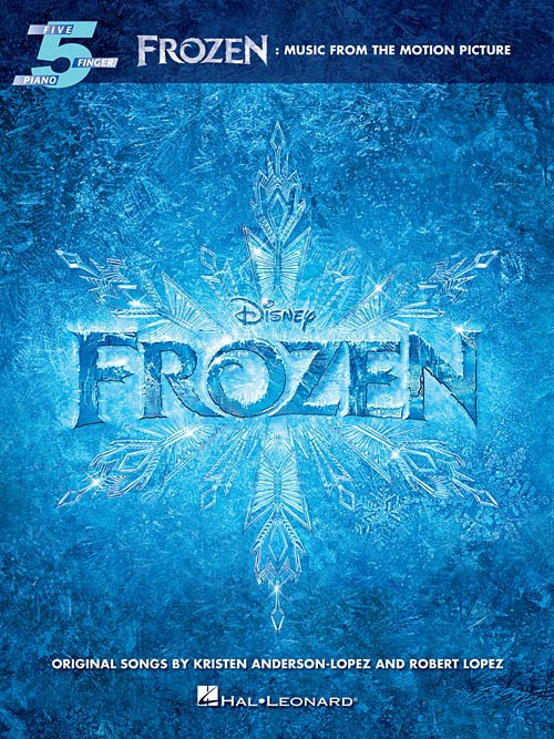 Frozen Music From Motion Picture 5 Finger Piano Sheet Music Songbook
