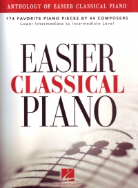 Anthology Of Easier Classical Piano Sheet Music Songbook