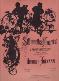 Hofmann Silhouettes Vol. 1 Piano 4 Hands Sheet Music Songbook