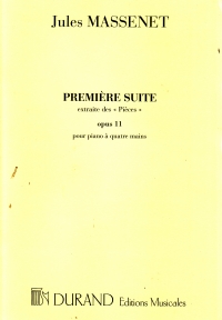 Massenet Premiere Suite Op. 11 Piano 4 Hands Sheet Music Songbook