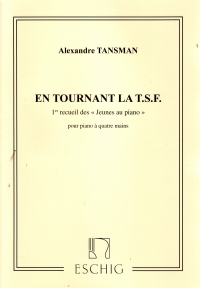 Tansman Les Jeunes Au Piano En Tournant La Tsf 4h Sheet Music Songbook