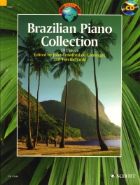 Brazilian Piano Collection Book & Cd Sheet Music Songbook