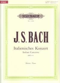 Bach Italian Concerto Bwv 971 Piano Sheet Music Songbook