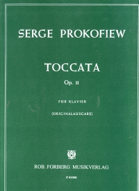 Prokofiev Toccata Op11 Piano Sheet Music Songbook