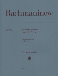 Rachmaninov Prelude Op23 No 5 Gmin Piano Sheet Music Songbook