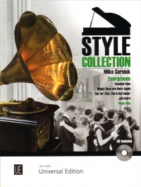 Style Collection Evergreens Cornick Piano + Cd Sheet Music Songbook