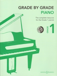Grade By Grade Piano Grade 1 + Cd Farrington Sheet Music Songbook