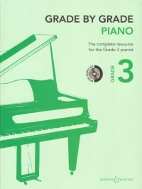 Grade By Grade Piano Grade 3 + Cd Farrington Sheet Music Songbook