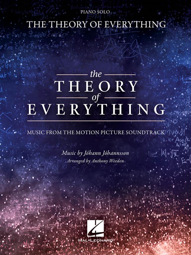 Theory Of Everything Music From Motion Picture Pf Sheet Music Songbook
