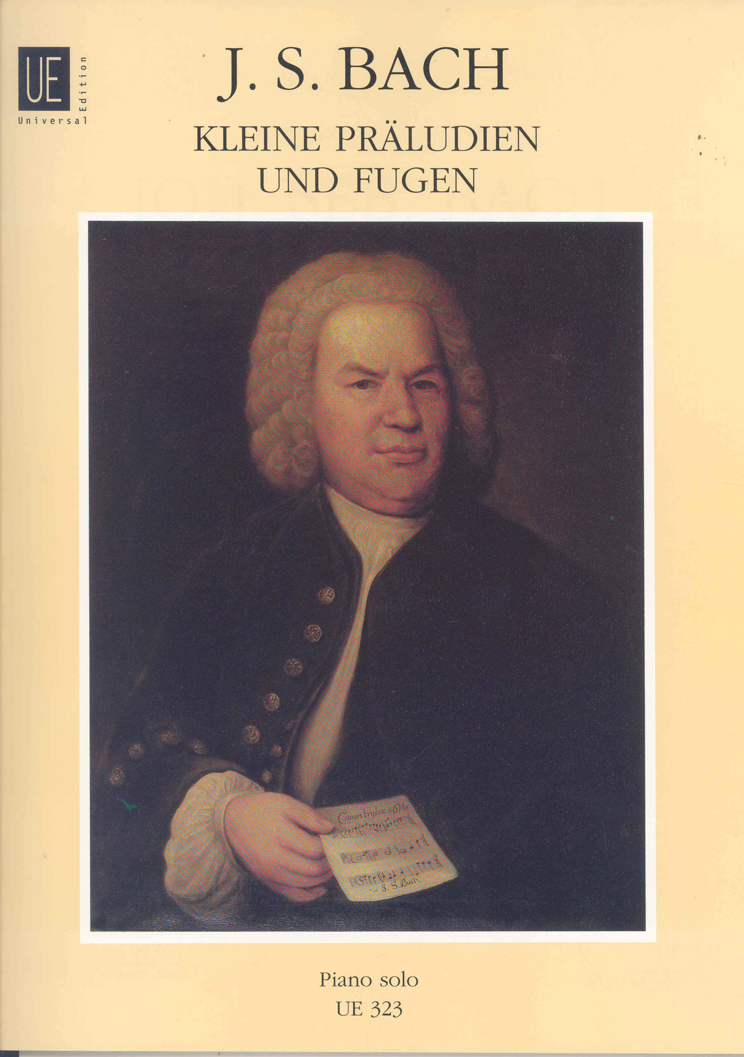 Bach Kleine Praludien & Fugen Roentgen Piano Sheet Music Songbook