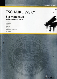 Tchaikovsky 6 Pieces Op51 Piano Sheet Music Songbook