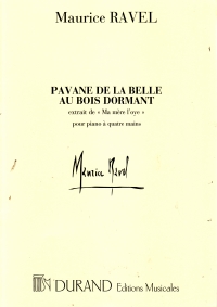 Ravel Pavane De La Belle Au Bois Dormant Pf4hands Sheet Music Songbook