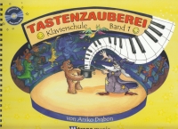 Tastenzauberei Band 1 Piano Book & Cd Sheet Music Songbook