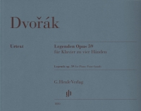Dvorak Legends Op59 Piano Four Hands Sheet Music Songbook
