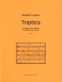 Laufer Triptico Piano 4 Hands Sheet Music Songbook
