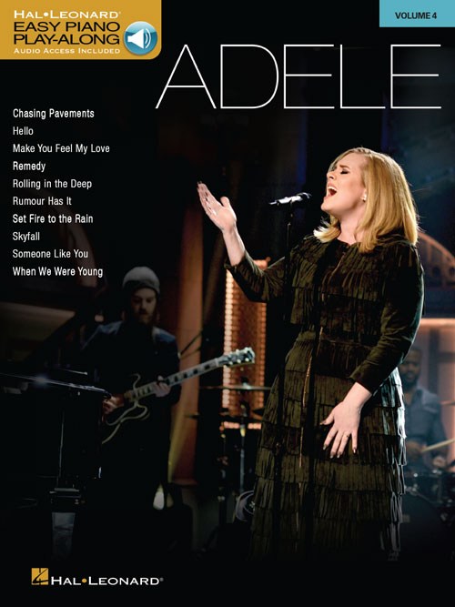 Easy Piano Play Along 04 Adele + Online Sheet Music Songbook
