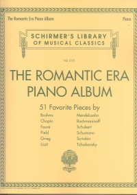 Romantic Era Piano Album Sheet Music Songbook