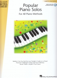 Hal Leonard Student Popular Piano Solos 3 +audio Sheet Music Songbook