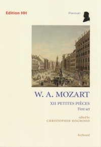 Mozart 12 Petites Pieces 1st Set Hogwood Piano Sheet Music Songbook