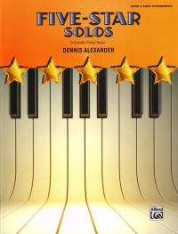Five Star Solos Book 4 Alexander Early Intermed Sheet Music Songbook