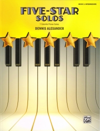 Five Star Solos Book 5 Alexander Intermediate Sheet Music Songbook