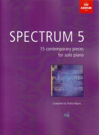 Spectrum 5 Myers 15 Contemporary Piano Pieces Sheet Music Songbook