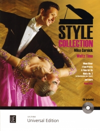 Style Collection Waltz Time Cornick Piano + Cd Sheet Music Songbook