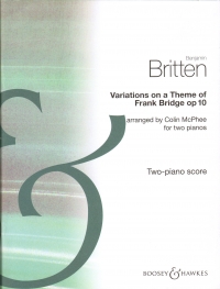 Britten Variations On A Theme Of Frank Bridge 2 Pf Sheet Music Songbook