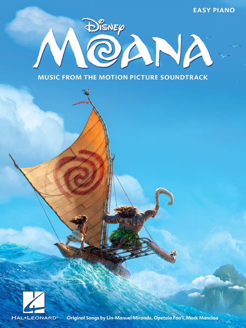 Moana Music From The Motion Picture Easy Piano Sheet Music Songbook