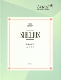 Sibelius Romance Op24 No 9 Piano Sheet Music Songbook