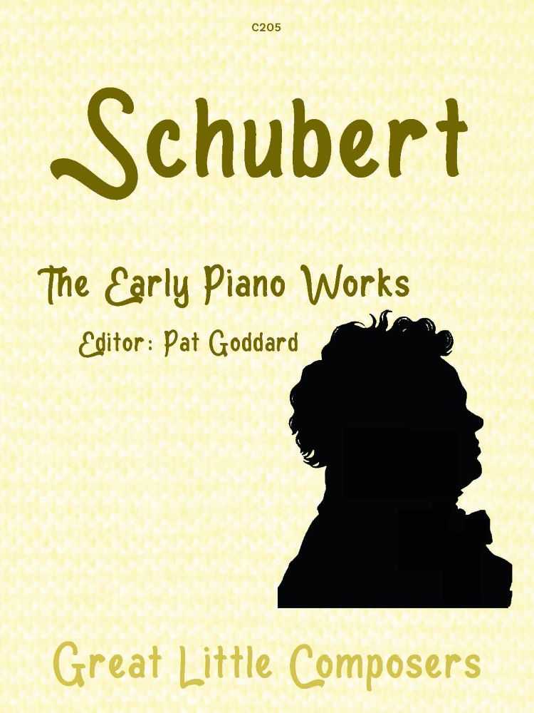 Great Little Composers Schubert Early Piano Works Sheet Music Songbook
