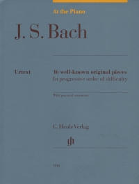 At The Piano: Bach J.s. 16 Well Known Pieces Sheet Music Songbook