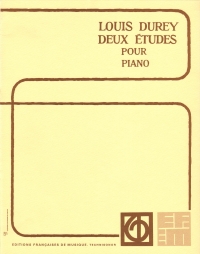 Durey Deux Etudes Pour Piano Sheet Music Songbook