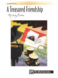 Bober A Treasured Friendship Intermed Piano Duet Sheet Music Songbook