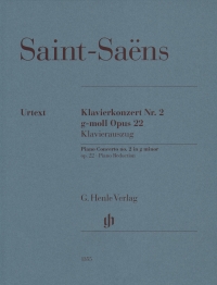 Saint-saens Piano Concerto Gmin No2 Op22 Reduction Sheet Music Songbook
