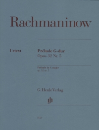 Rachmaninov Prelude G Op32 No 5 Sheet Music Songbook