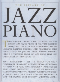 Library Of Jazz Piano Sheet Music Songbook