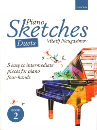 Piano Sketches Duets Book 2 Neugasimov Sheet Music Songbook