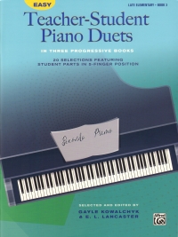 Easy Teacher-student Piano Duets Book 3 Sheet Music Songbook