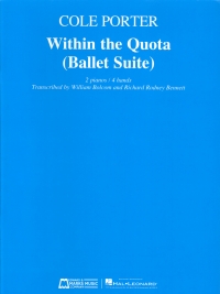 Cole Porter Within The Quota Ballet Suite 2 Pianos Sheet Music Songbook