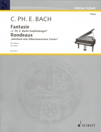 Bach Cpe Fantasie & Rondeaux Kreutz Piano Sheet Music Songbook